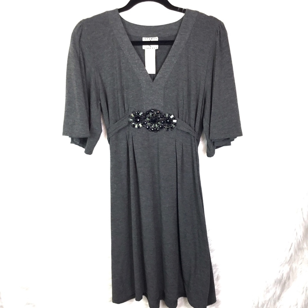 ICE dress with beaded waist